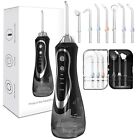 Water Flossers Travel Teeth Cleaner Rechargeable Cordless Oral Irrigator 7 Tips