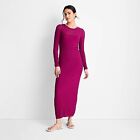 Women's Long Sleeve Sheer Midi Dress - Future Collective with Jenny K. Lopez