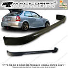 For 96-00 Honda Civic EK Hatch Hatchback Flexible Type R JDM REAR BUMPER Lip (For: Honda Civic)
