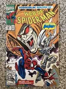 New ListingWeb of Spider-Man #93 (Marvel Comics October 1992) F/VF