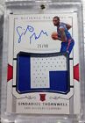 Sindarius Thornwell 2017-18 National Treasures Rookie Patch Auto /99 Clippers