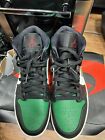 Size 11 - Air Jordan 1 High Top Black And Green