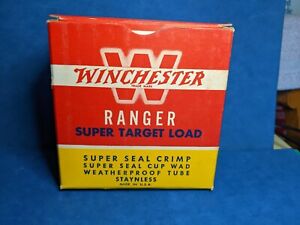Vintage Shotgun Shell Box 12 GAUGE  Winchester Ranger Target Load Empty