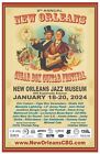 New Orleans Cigar Box Guitar Festival 2024 Poster EXC+