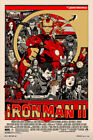 Iron Man II Poster Art Screen Print by Mondo Artist Tyler Stout 24x36 LE RARE