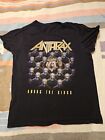 Anthrax AMONG THE KINGS XL T-Shirt Heavy Metal Band Licensed