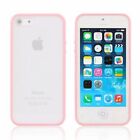 Apple iPhone 6s 6 case Bumper Case Cover Protective Frosted Clear Hard PINK
