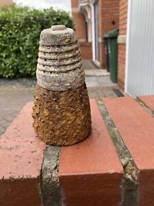 WW1  French Fuse Fuze Shell Timer Trench Art Bee Hive  Rare Large Type