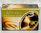 Radio Shack XR-60 Extended Range Blank Audio Cassette Tapes 60 Minute SEALED