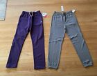 Lot of 2 Mens Joggers Sweatpants Lounge Calvin Klein & Russell grey purple NEW