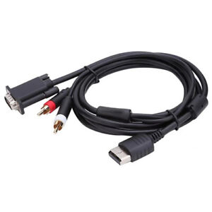 Sega Dreamcast VGA AV Cable Bulk Hexir New (15-Pin A/V Audio Video Cord Adapter)
