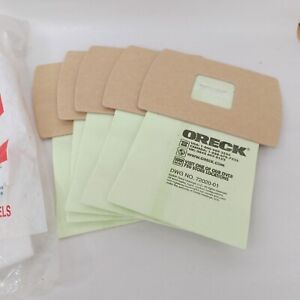 Lot of 5 Oreck Compact Canister Vacuum Bags Model PKBB12DW Housekeeper 720020-01