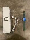 New ListingApple Watch Series 4 40 mm Rose Gold Aluminum Case with green Sport Band (GPS)