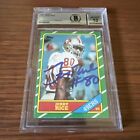 Jerry Rice Signed 1986 Topps RC