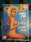 Amber Lynn Signed Club Magazine June 1987 Adult film Avn Pornstar Penthouse