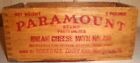 Vintage & Rare Paramount Cream Cheese Wooden Box