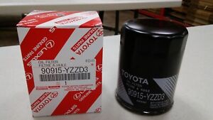 Ten (10) 90915-YZZD3 Genuine Toyota Oil Filters w/ Drain Gaskets Avalon Camry