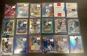 New ListingHUGE ROOKIE, PATCHES, and AUTOS 100 SPORTS CARD COLLECTION LOT!! TONS OF VALUE🔥