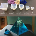 Pyramid Silicone Mould DIY Resin Decorative Mold Craft Jewelry Making Mold  ~ QO