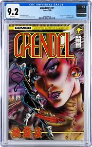 Grendel v2 #1 CGC 9.2 (Oct 1986, Comico) Matt Wagner story, 1st Christine Spar