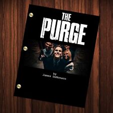 The Purge Movie Script Reprint Full Screenplay Full Script Horror Movie Cinema