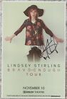 Lindsey Stirling autographed gig poster Violin
