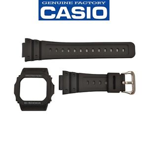 Genuine Casio G-Shock G-5600E-1 GWM-5600-1 GWM-5610-1 Black Watch band & Bezel