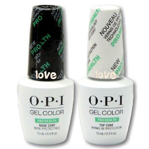 OPI Gel Nail Polish 0.5fl.oz UV/LED Gel Duo Pro Health Base & Top Coat
