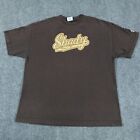 Shady LTD Shirt Mens XL Brown Vintage Y2k Slim Shady Eminem Hip Hop Rap Tee 8279