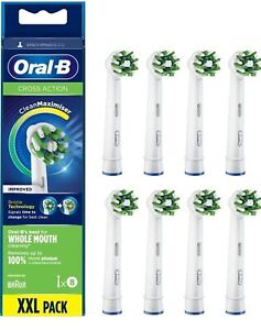 Oral-B CrossAction Replacement Toothbrush Heads - Pack Of 8