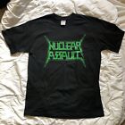 Vintage 2003 Nuclear Assault Tour T-Shirt Size M by Anvil 2 Sided Rare Find