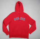Boston Red Sox Hoodie Mens Large Red Nike Pullover Stitched MLB Baseball