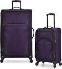 U.S. Traveler 2 Piece Expandable Softside Spinner Luggage Set 30