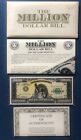 Vintage Magic Trick One in A Million Dollar Bill Switch Quality Currency