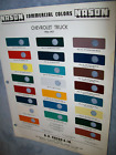 1956 1957 Chevy Truck  pickup Nason paint chips set-excellent