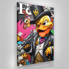 New ListingLuxury Mr Duck Forbes Wall Art Gun Canvas Print Entrepreneur Success Inspiration