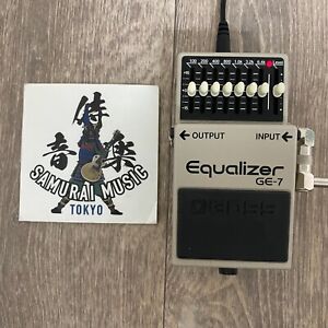 Boss GE-7 Equalizer Guitar Effect Pedal Used with Free From Japan
