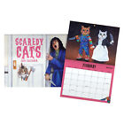 2024 SCAREDY CATS SEASON Wall Decor,12 Monthly Calendar For Organizing&Planning