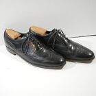 Men Florsheim black Wingtip leather dress shoes Size 10B 20381 Brogue Lexington