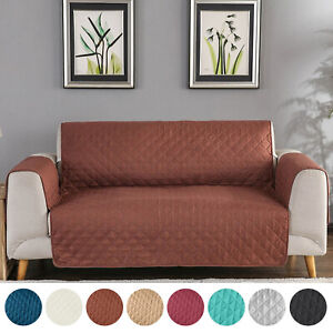 1/2/3 Seater Sofa Slipcover Quilted Couch Cover Furniture Pet Kid Protector Mat