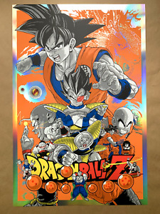 Dragon Ball Z Joshua Budich Rainbow Foil Poster 24