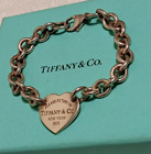 Tiffany & Co. Sterling Silver Return to Tiffany Heart Charm Bracelet 7 3/8
