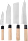 Premium Sushi & Sashimi Chef’s Knives Set of 4 Knives Ultra Carbon Steel Blades
