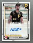 New Listing2024 Bowman Carlson Reed Paper Auto Pirates PPRA-CR Autograph