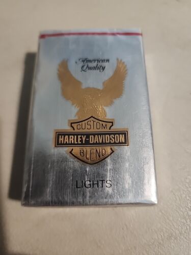 Rare Vintage Pack Of Harley Davidson Cigarettes Collectible Motorcycles New