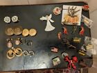 Lot 19 Pins And 7 Pairs Vintage Clip on Earrings