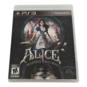 Replacement Case Alice Madness Returns English & French PS3 PlayStation3 NO DISC