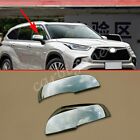 Chrome Rearview Mirror Cover Trims For Toyota Highlander 2020-2023 Accessories (For: Toyota)