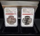 2020 2 Coin Britannia Proof & Reverse Proof Set Great Britain-NGC PF70-1 of 250