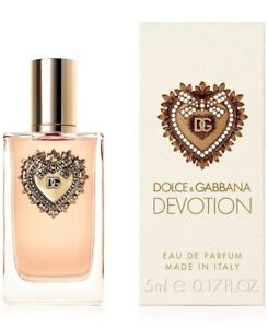 DOLCE&GABBANA Devotion Eau De Parfum EDP Mini Splash 5ml 0.17 fl oz NEW IN BOX